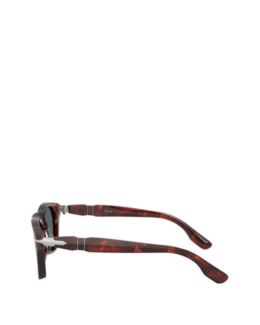 Persol Gray Geometric-Frame Sunglasses