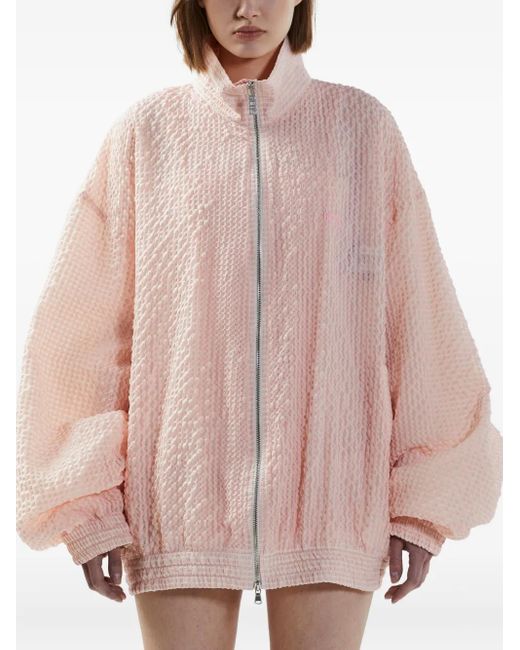 Gcds Pink Vichy Jacket