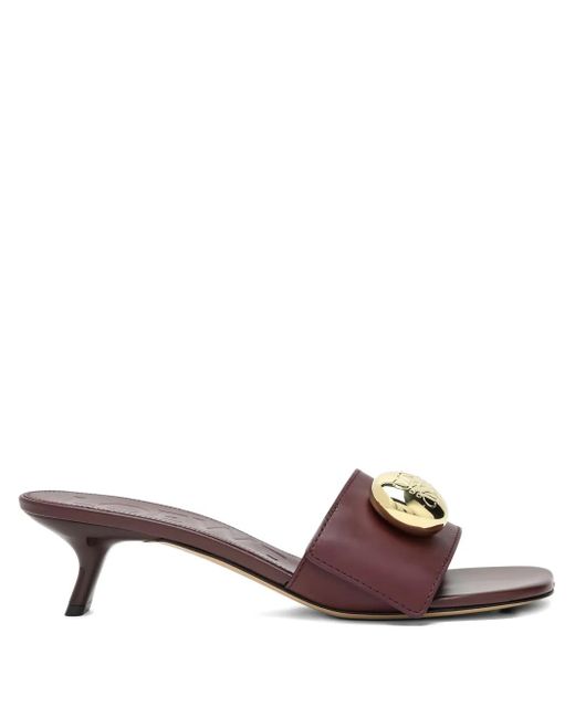 Loewe レザーサンダル Brown