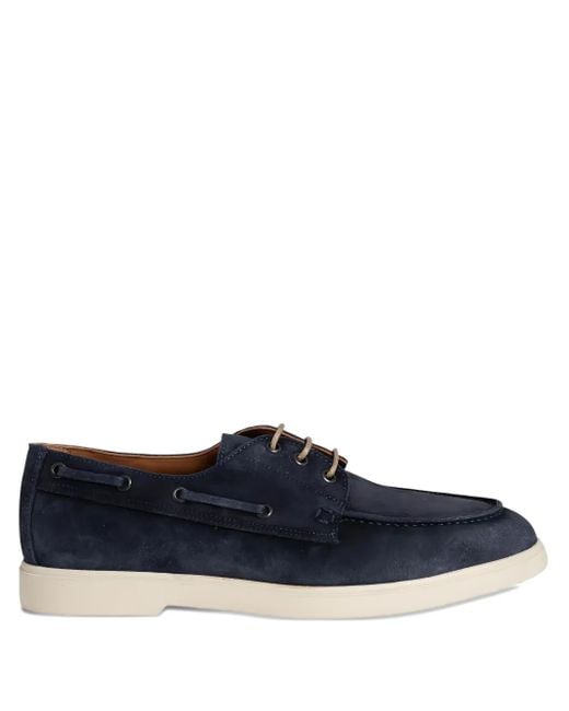 Chaussures Bateau En Cuir À Lacets Flécs pour homme en coloris Blue