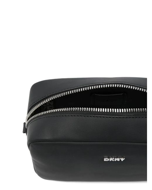 DKNY Black Logo-Plaque Shoulder Bag