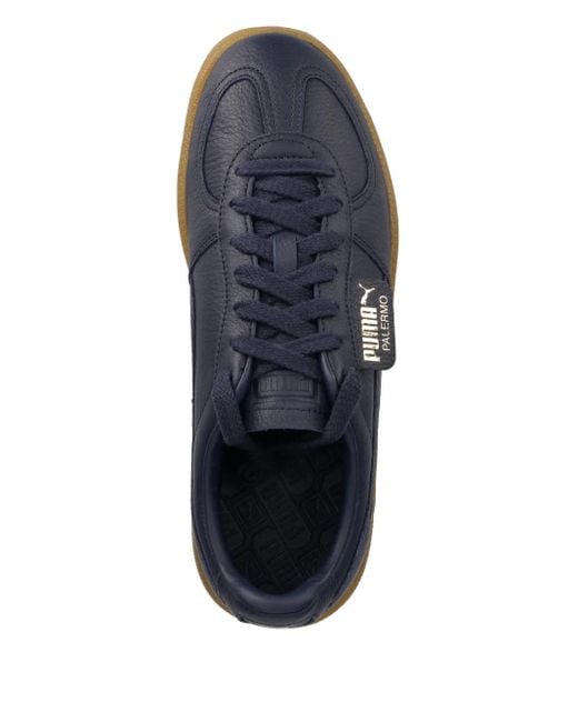 PUMA Blue Palermo Premium Sneakers for men