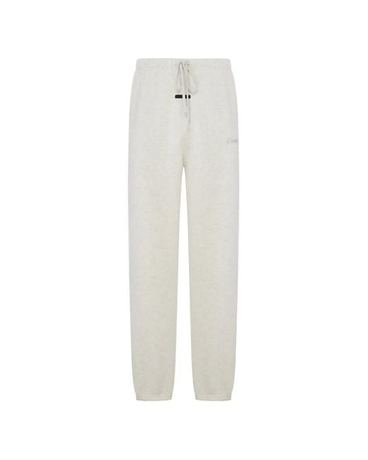 Fear Of God White Classic Signature Patch Track Pants for men