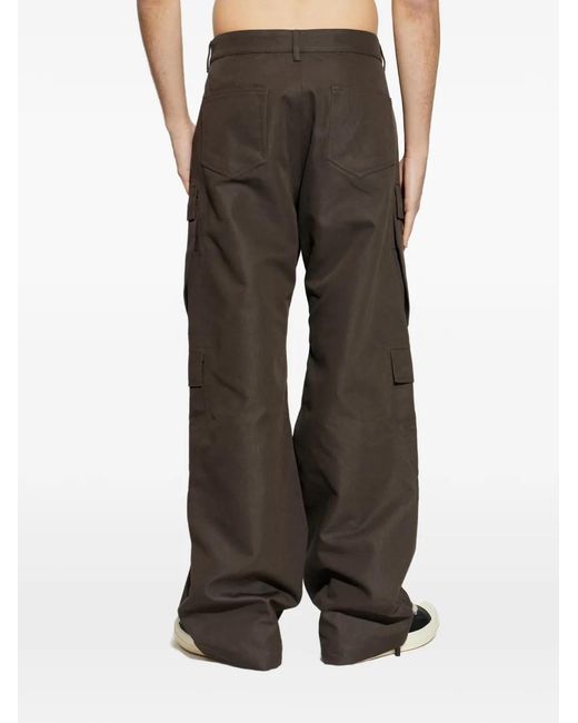 Rick Owens Gray Cargo Denim for men