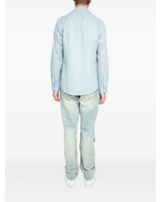 Zadig & Voltaire Sid Overhemd in het Blue voor heren