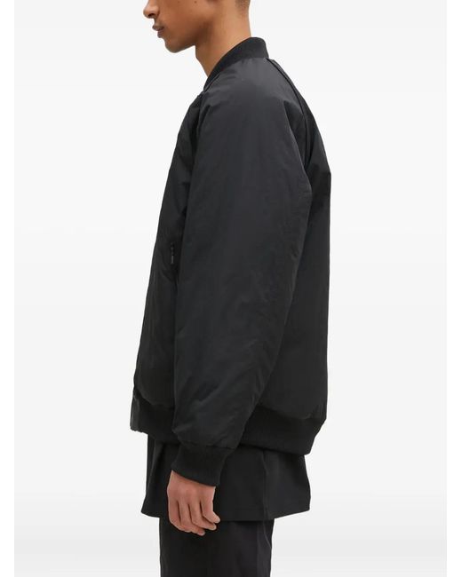 Adidas Black Zip-Up Bomber Jacket for men