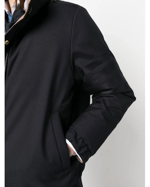 Thom Browne Black Reversible Down-Feather Puffer Jacket
