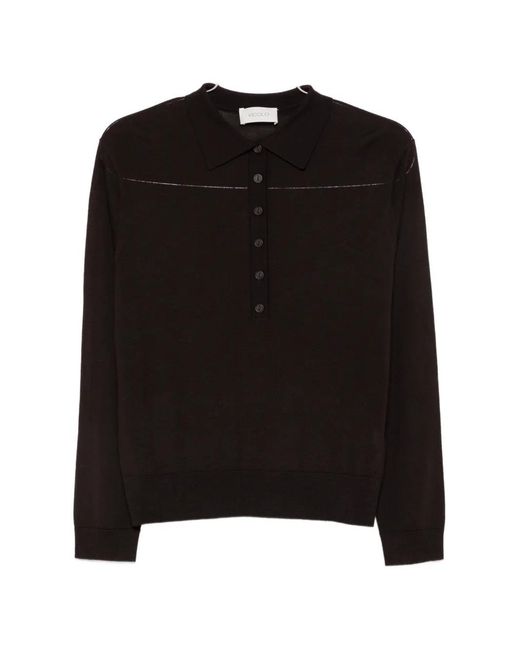 ViCOLO Blue Button-Down Polo Sweater