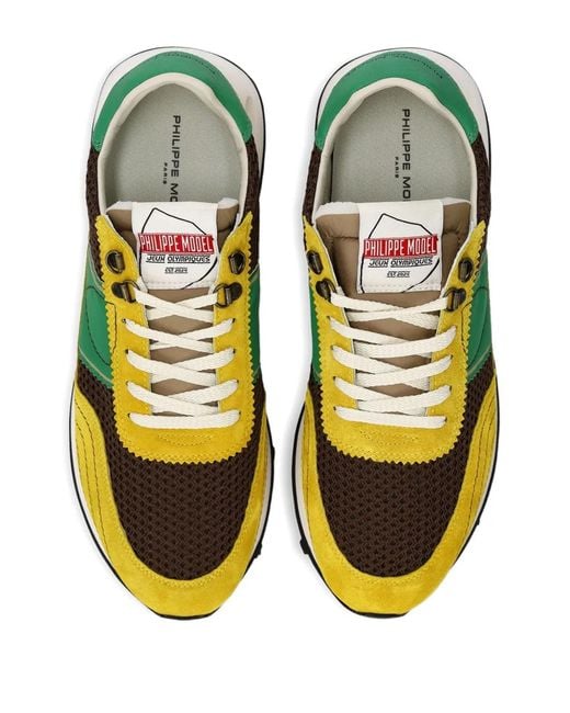 Philippe Model Yellow Sneakers for men