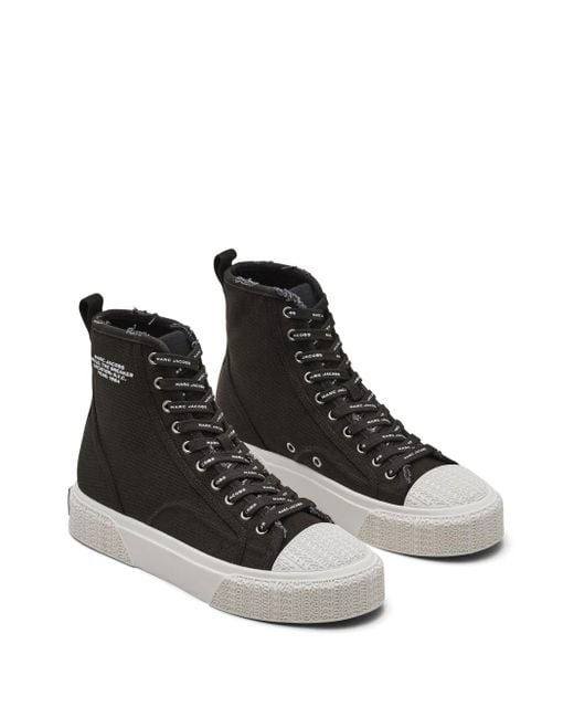 Marc Jacobs Black Ankle-High Sports Shoes