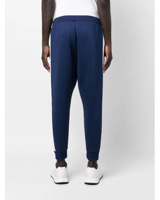 DSquared² Blue Tapered-Leg Track Pant for men