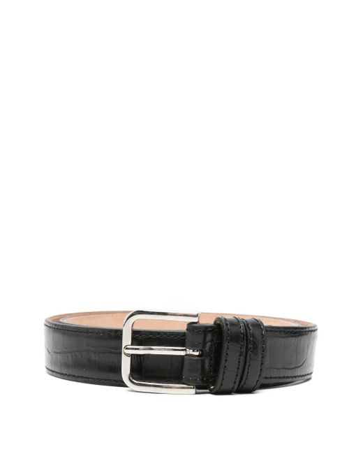Cordera Crocodile-leather Belt White