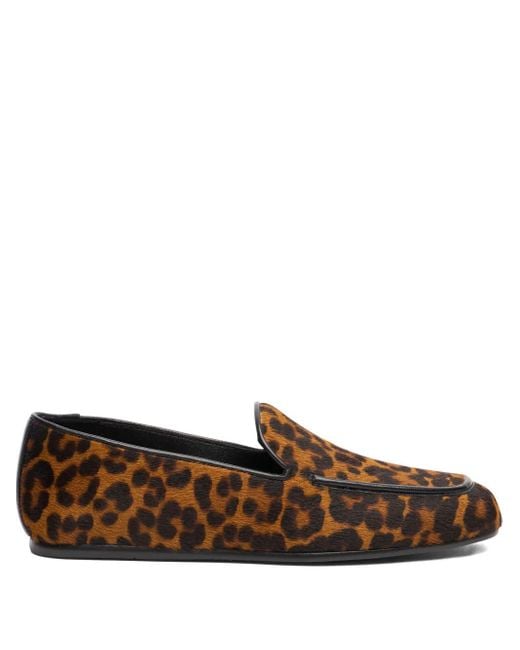 Stuart Weitzman Brown Lee Loafers