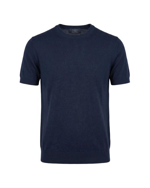 Barba Napoli Blue Short-Sleeves T-Shirt for men