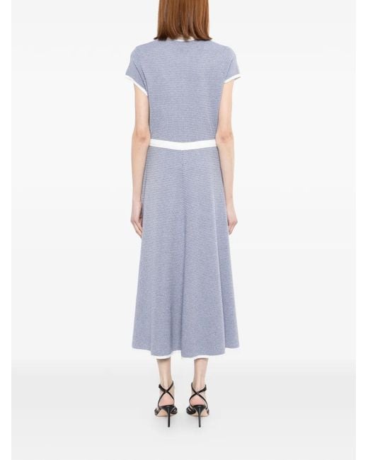 N.Peal Cashmere Blue Dulcie Midi Dress