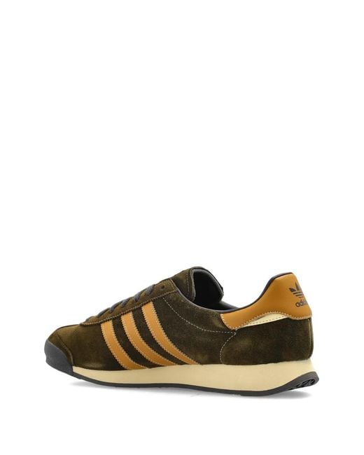 Adidas Green Samoa Ii Spzl Suede Sneakers for men