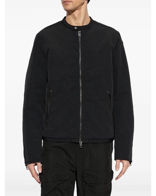 DIESEL Black Light Jackets for men