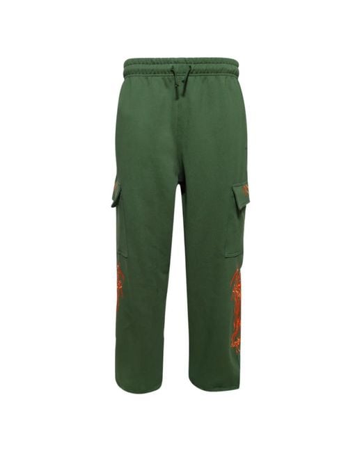 Warren Lotas Green Sereniy Baggy Track Pants for men
