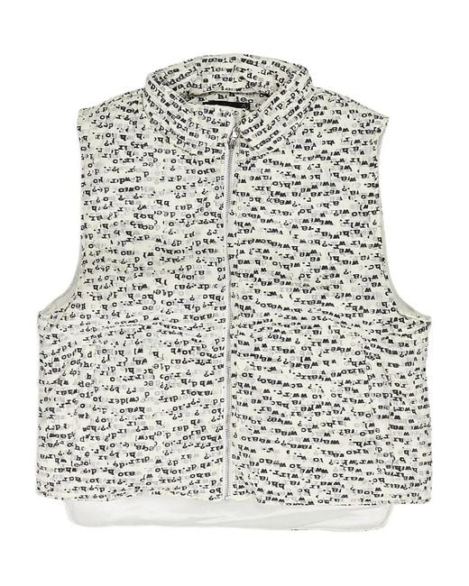 Who Decides War Men's Gray Ripple Printed Vest