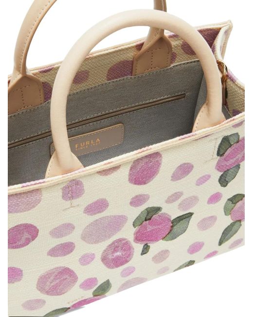 Furla Pink Opportunity S Tote Bags