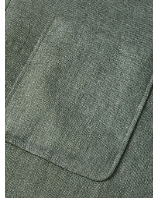 Shanghai Tang Gray Tang Short-Sleeved Polo Shirt for men