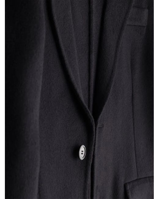 Prada Blue Notched-Lapels Cashmere Blazer for men