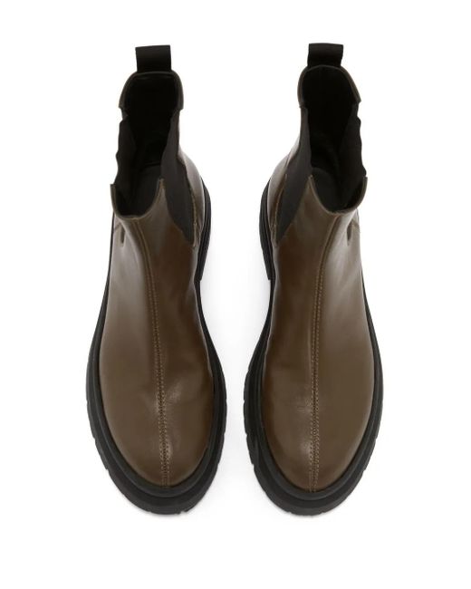 J.W. Anderson Brown Calf Leather Chelsea Boots