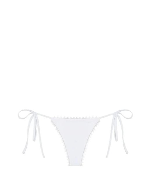 Jacquemus White The Picot Bikini Bottoms