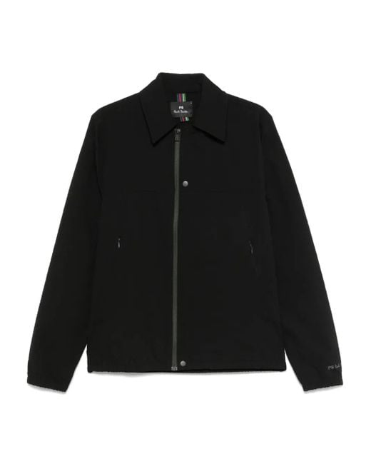 メンズ Paul Smith テクスチャード ジャケット Black