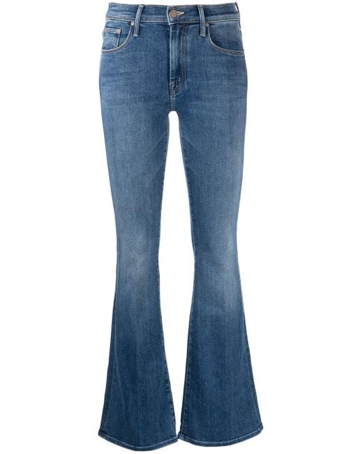 Mother Flared Jeans in het Blue