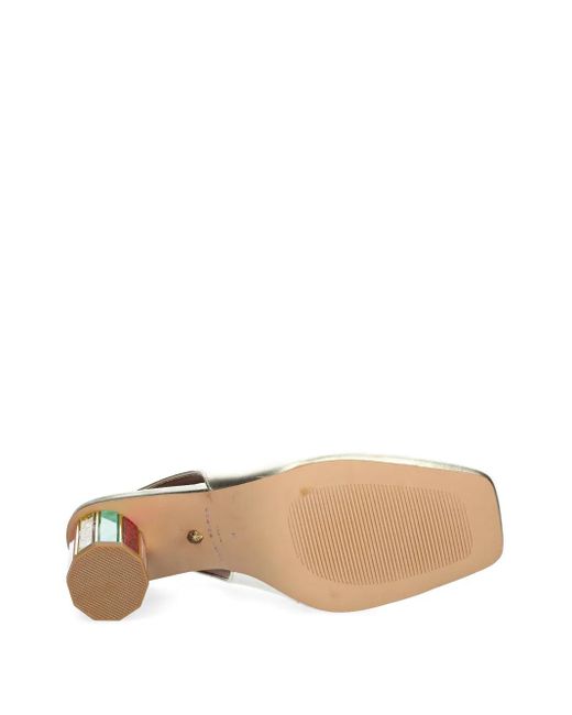 Kurt Geiger Metallic 85Mm Perspex Slingback Pumps