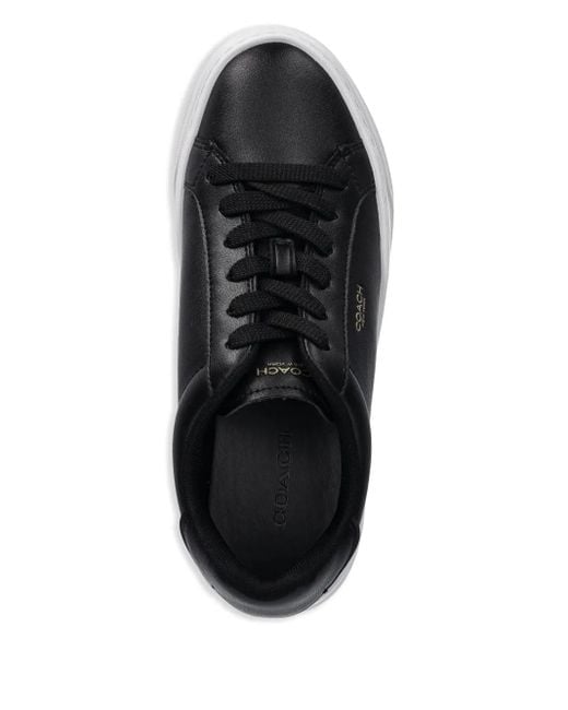 COACH レザースニーカー Black