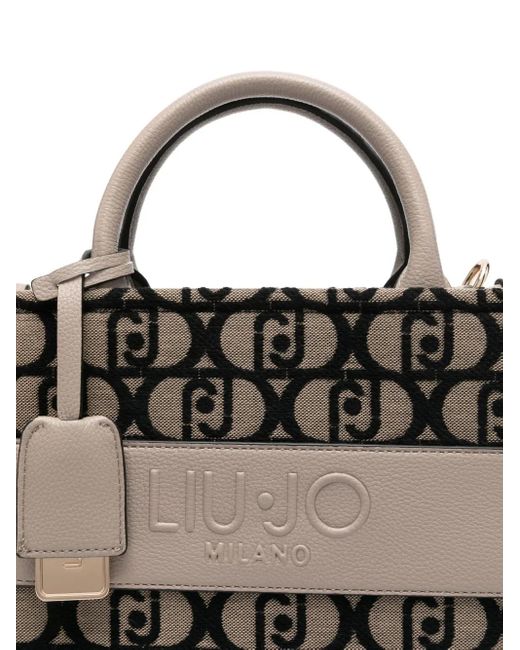 Liu Jo Gray Logo Handbag