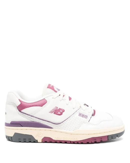 New Balance White 550 Sneakers