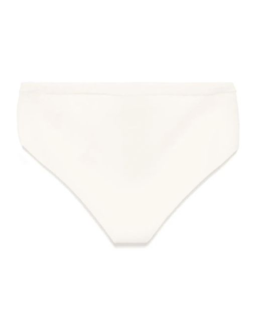 Tom Ford White Logo-Embroidered Brief