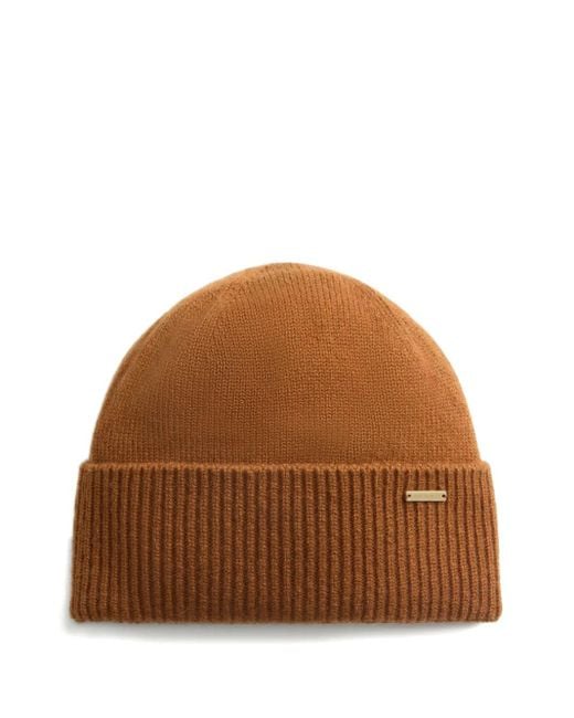 Gorro de canalé Woolrich de color Brown