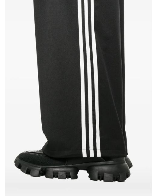 Pantalones de chándal con rayas laterales Y-3 de hombre de color Black