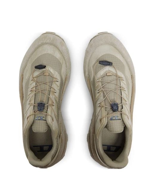 DIESEL White D-Cage Runner Sneakers for men
