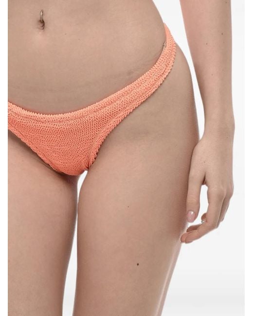Reina Olga Pink Crinkle-Effect Bikini