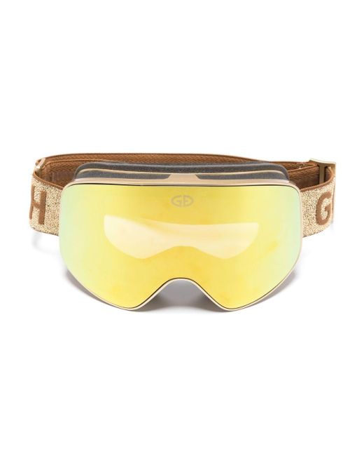 Goldbergh Headturner Logostrap goggles in Yellow Lyst UK