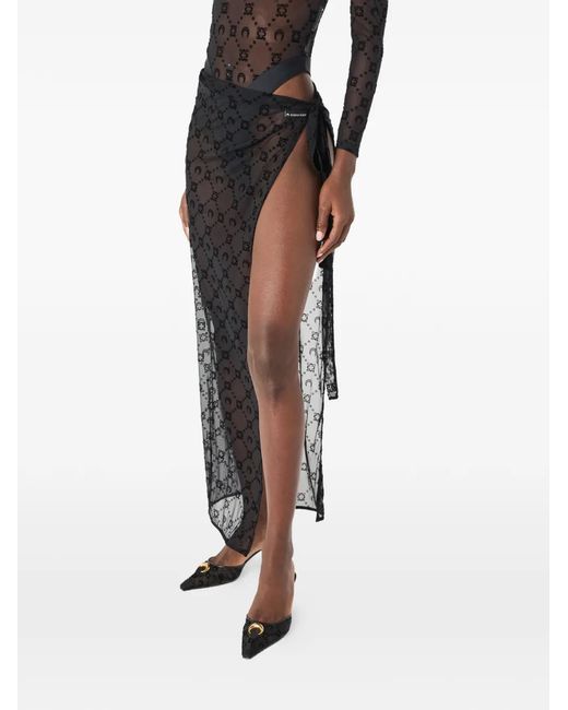 MARINE SERRE Black Moonogram Cover-Up