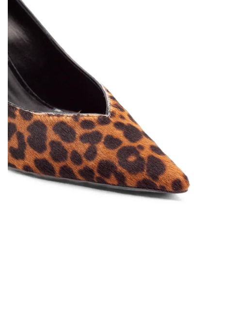 Roberto Festa Brown Coki Leopard-Print Pumps
