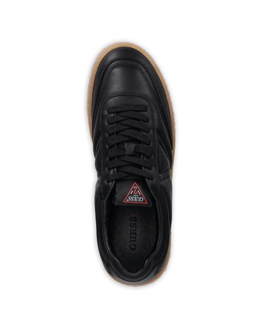 Guess Black Wimoh Lace-Up Sneakers for men