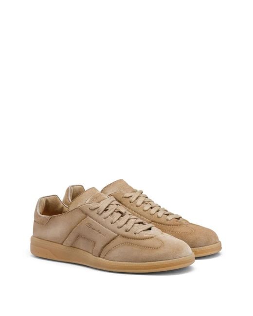 Santoni Brown Sneaker Dbs Oly for men