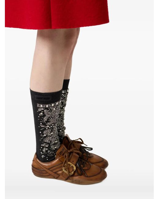 Miu Miu Brown Sneakers
