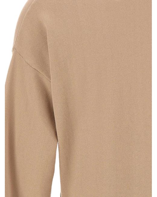 Kangra Natural Cardigan En Coton À Col V
