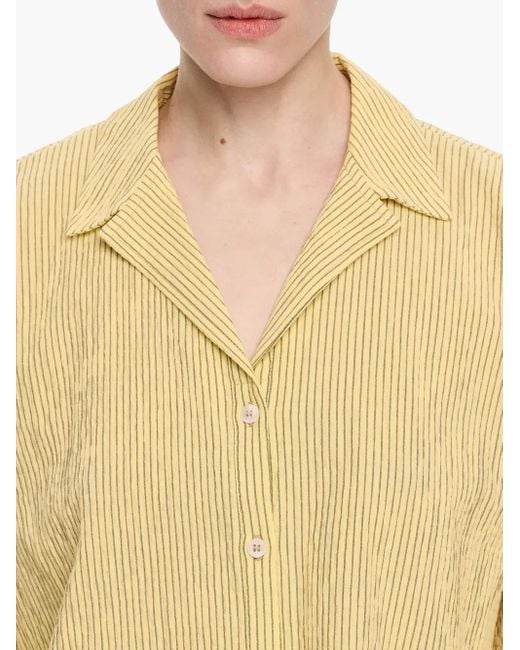 Bimba Y Lola クロップド シャツ Yellow