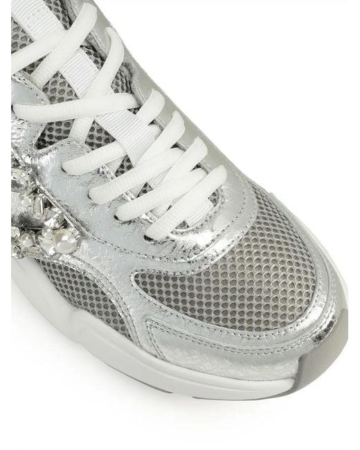 Sergio Rossi White Precious Sneakers