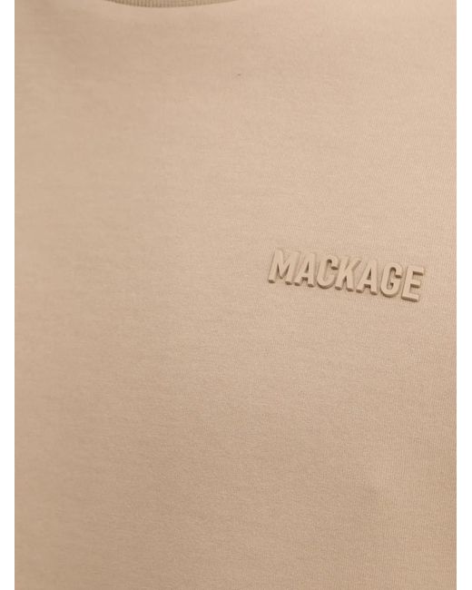 Mackage Natural Julian Logo Sweatshirt for men