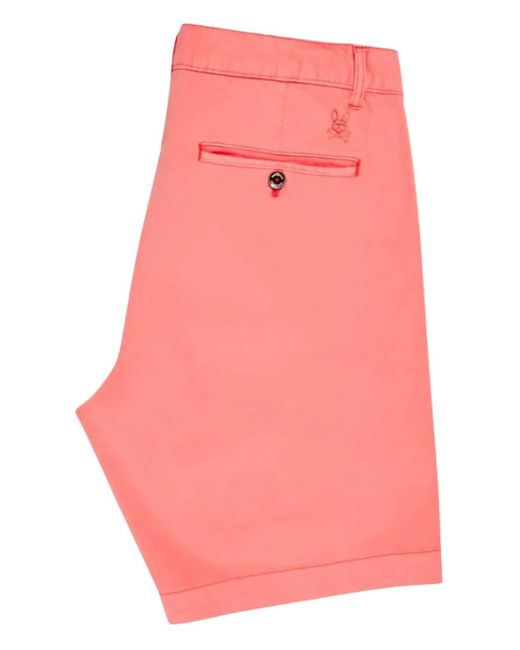 Psycho Bunny Pink Diego Shorts for men